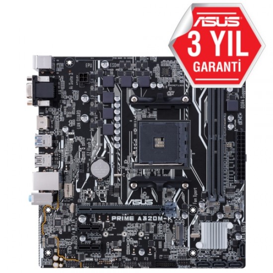 Asus Prime A320M-K DDR4 S+V+GL AM4 M2 (mATX)