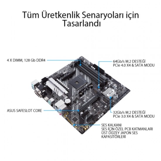 Asus PRIME B550M-A DDR4 S+V+GL AM4