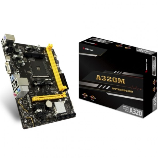 Biostar A320MH DDR4 S+V+GL AM4 (mATX)