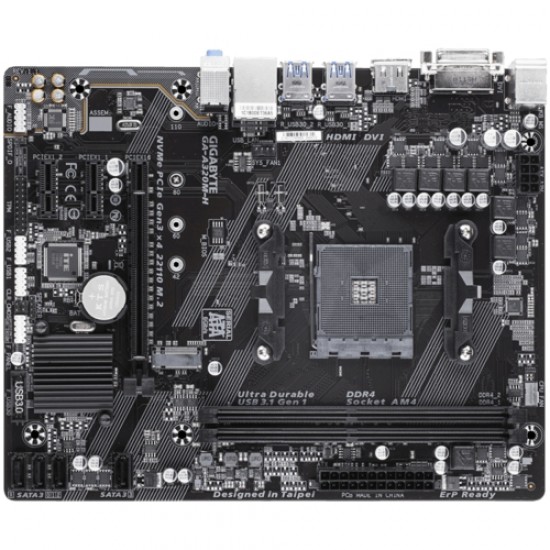 Gigabyte GA-A320M-H S+V+GL DDR4 AM4