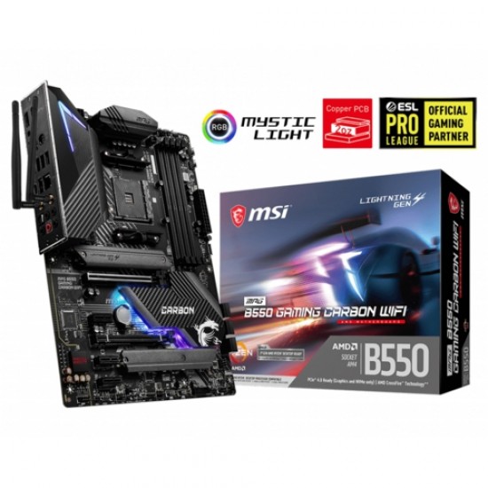 MSI MPG B550 GAMING CARBON WIFI DDR4 S+V+GL AM4