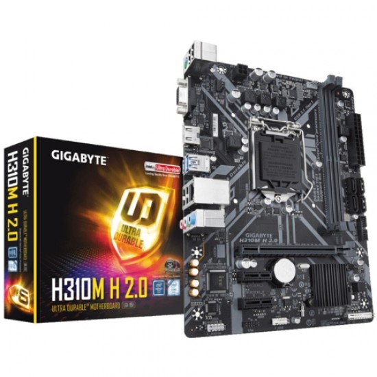 Gigabyte H310M-H 2.0 DDR4 2666 Mhz S+V+GL 1151 V2