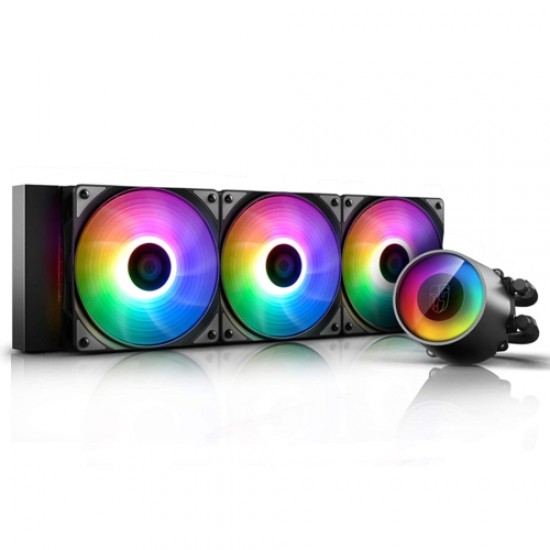 Deep Cool Castle 360R v2 RGB 240mm Sıvı CPU Soğt.