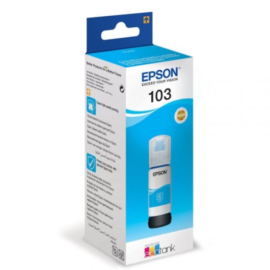 Epson C13T00S24A Ink bottle 103 Cyan EcoTank