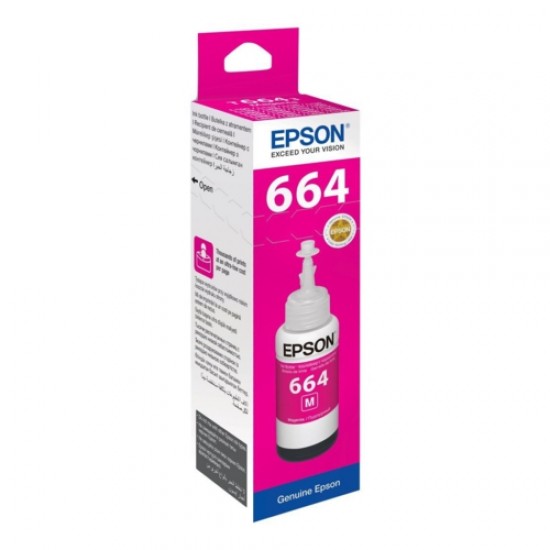 Epson C13T66434A Ink bottle T6643 Kırmızı Eco Tank