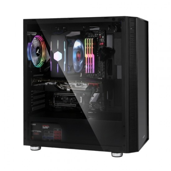 Zalman R2 BLACK Mid Tower RGB Kasa Siyah PSU YOK