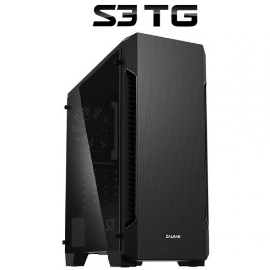 Zalman S3 TG Mid Tower Kasa Siyah PSU YOK