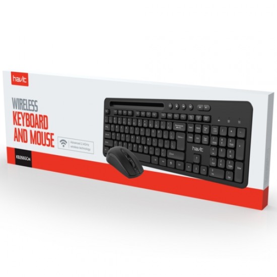 Havit KB266GCM Kablosuz Klavye Mouse Set Siyah