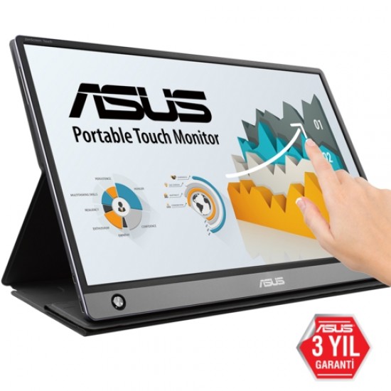 Asus 15.6 MB16AMT IPS MM Monitör Gri 5ms