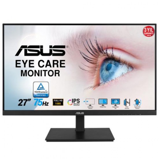 Asus 27 VA27DQSB IPS Pivot Monitör Siyah 5ms