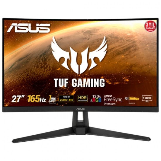 Asus 27 VG27WQ1B LED Curved Gaming 1ms Siyah