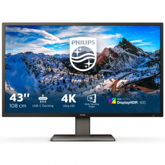 Philips 43 439P1/00 LED 4K Type-C Monitör 4ms