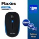 FLAXES FLX-925MS Optik Kablosuz Mouse Mavi-Siyah