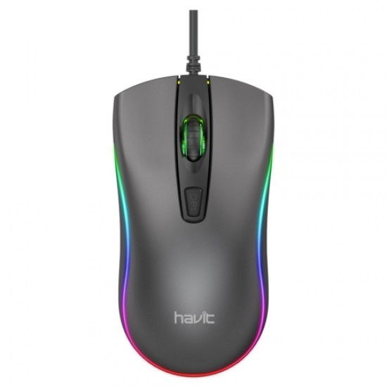 Havit MS72 Uzay Grisi  Kablolu RGB Mouse