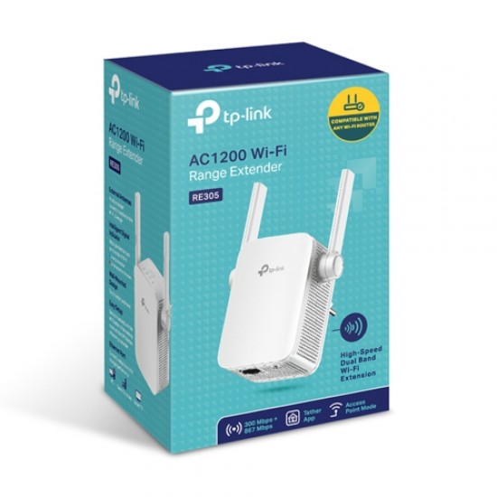 TP-Link RE305 AC1200 1200Mbps Menzil Genişletici