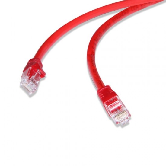 FLAXES FNK-601K 1MT CAT6 Patch Kablo Kırmızı