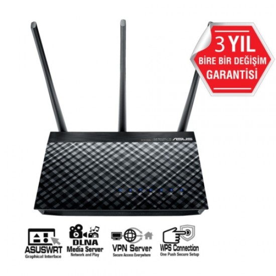 Asus DSL-AC750 AC750 ADSL/VDSL Modem Router