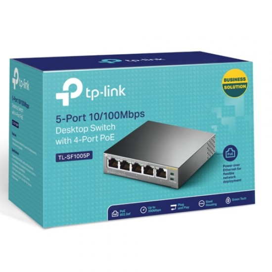 TP-Link TL-SF1005P 5Port 10/100 Switch 4Port POE