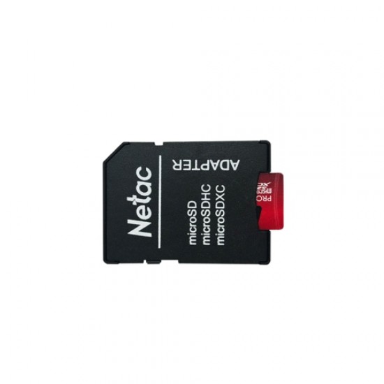 Netac 128G MicroSDXC V30/A1/C10 NT02P500PRO-128G-R