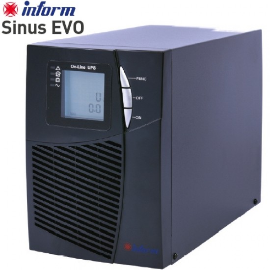 INFORM SINUS EVO 1KVA UPS  (2x 9AH) 6-15dk