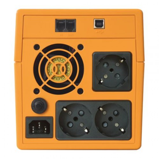 MAKELSAN LION 2200VA  LCD/USB (2x 9AH)  4-8dk